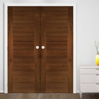 Seville Walnut Prefinished Door Pair