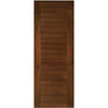 Seville Walnut Veneer Staffetta Twin Telescopic Pocket Doors - Prefinished