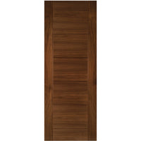 Seville Walnut Absolute Evokit Double Pocket Door Detail - Prefinished