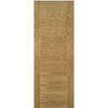 Seville Oak Panel Absolute Evokit Double Pocket Door Detail - Prefinished