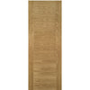 Seville Oak Panel Absolute Evokit Double Pocket Door Detail - Prefinished