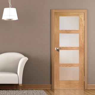 Image: Shaker style glazed interior door