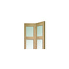 Shaker Oak Bifold Door - Clear Glass