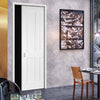 Bespoke Victorian Shaker 4P White Primed Single Pocket Door