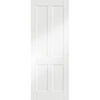 Bespoke Thrufold Victorian Shaker 4P White Primed Folding 2+2 Door