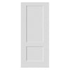 White PVC door on white background