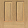 Interior oak veneer traditional panel door