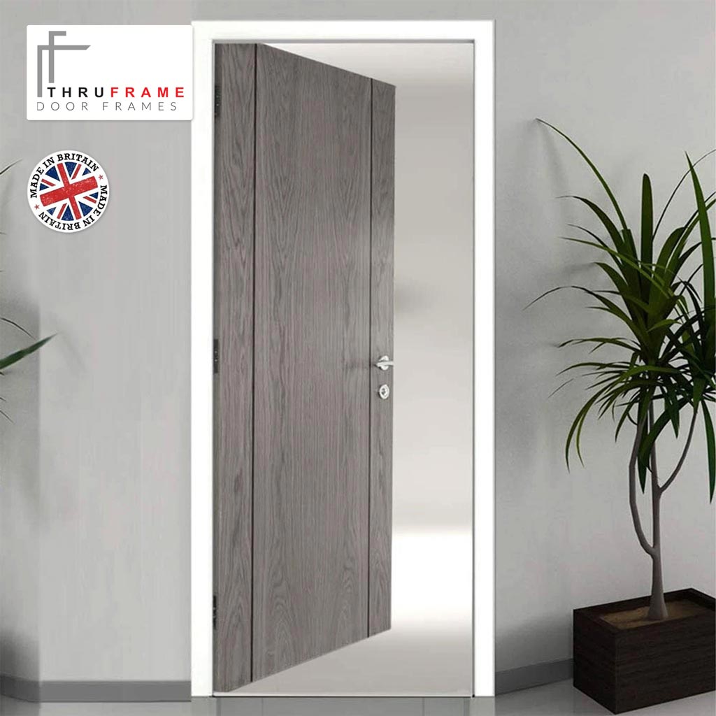 Thruframe Interior White Primed MDF Door Lining Frame - Suits Standard Size Single Doors