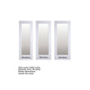 Simpli Fire Door Set - Pattern 10 Fire Door - Clear Glass - White Primed