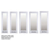 Prefinished Pattern 10 Full Pane Door - Obscure Glass - Choose Your Colour