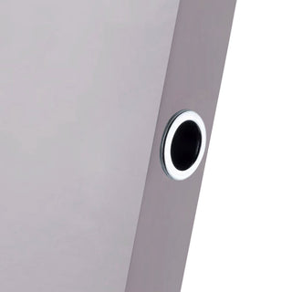 Image: Small Round Finger Pull for Sliding and Pocket Doors Available in Four Finishes