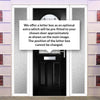 Premium Composite Front Door Set with Two Side Screens - Snipe 1 Laptev Black Glass - Shown in Black