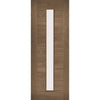 sofia walnut veneer door clear safety glass prefin