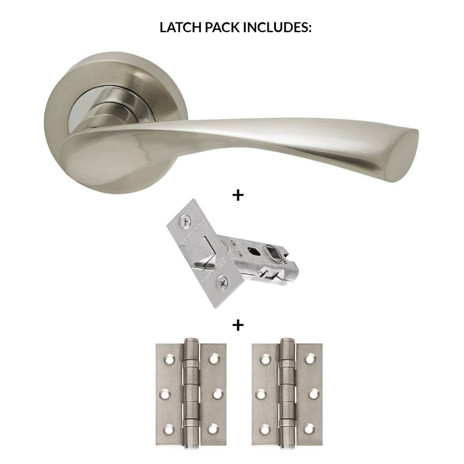 Solar Handle Pack - Polished Chrome - Satin Nickel – Direct Doors