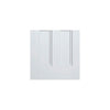 Nostalgia 4 Panel Door Pair - Raised Mouldings - White Primed