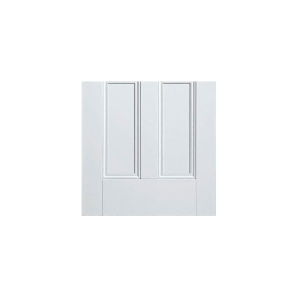 Nostalgia 4 Panel Door Pair - Raised Mouldings - White Primed
