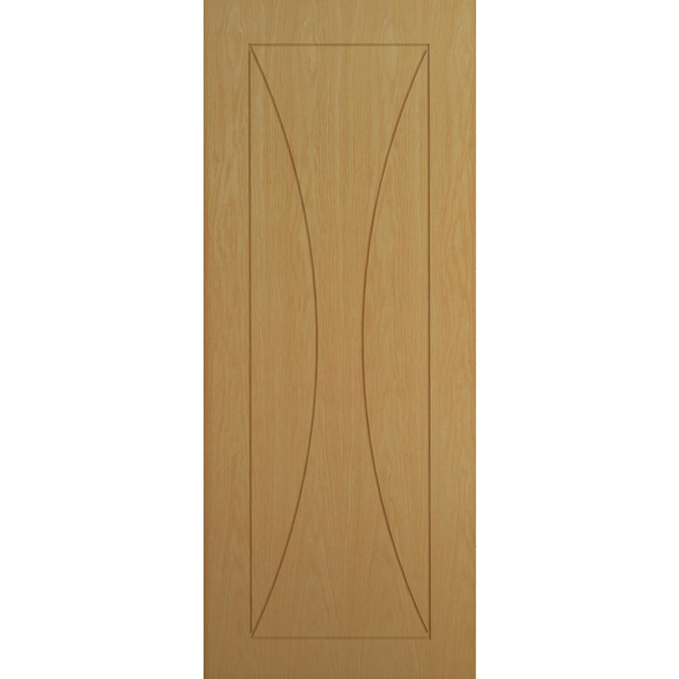 Bespoke Sorrento Oak Flush Internal Door - Prefinished