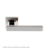 Steelworx SSL1405 Lever Latch Handles on Square Sprung Rose