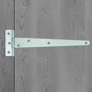 Image: Tee Hinges Pair in Bright Zinc Plated in 3 Different Lengts.