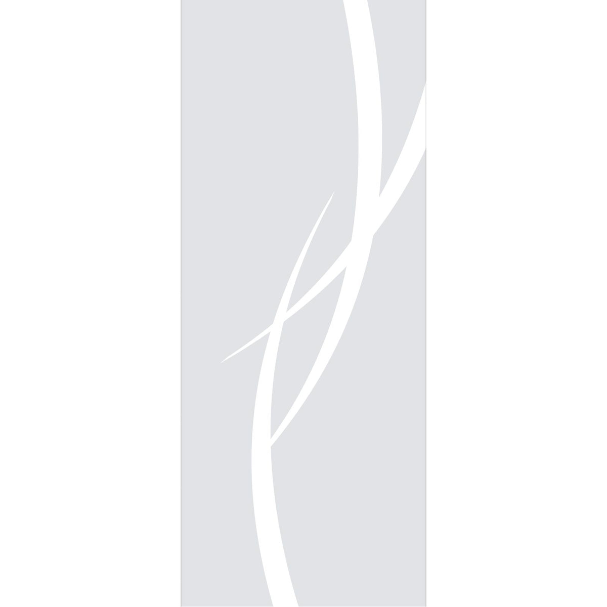 Stenton 8mm Clear Glass - Obscure Printed Design - Griffwerk R8 Style Sliding Glass Door Kit