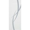 Stenton 8mm Obscure Glass - Clear Printed Design - Single Absolute Pocket Door