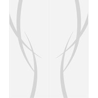 Double Glass Sliding Door - Stenton 8mm Obscure Glass - Obscure Printed Design - Planeo 60 Pro Kit