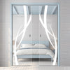 Stenton 8mm Clear Glass - Obscure Printed Design - Double Evokit Pocket Door