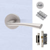 Struma Round Rose Bathroom Handle Pack