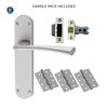Struma Latch Plate Fire Door Handle Pack