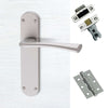 Struma Latch Plate Fire Door Handle Pack
