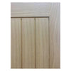 Minimalist Wardrobe Door & Frame Kit - Three Suffolk Essential Oak Door - Unfinished