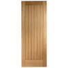 Two Sliding Maximal Wardrobe Doors & Frame Kit - Suffolk Essential Oak Door - Unfinished