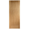 Two Sliding Maximal Wardrobe Doors & Frame Kit - Suffolk Essential Oak Door - Unfinished