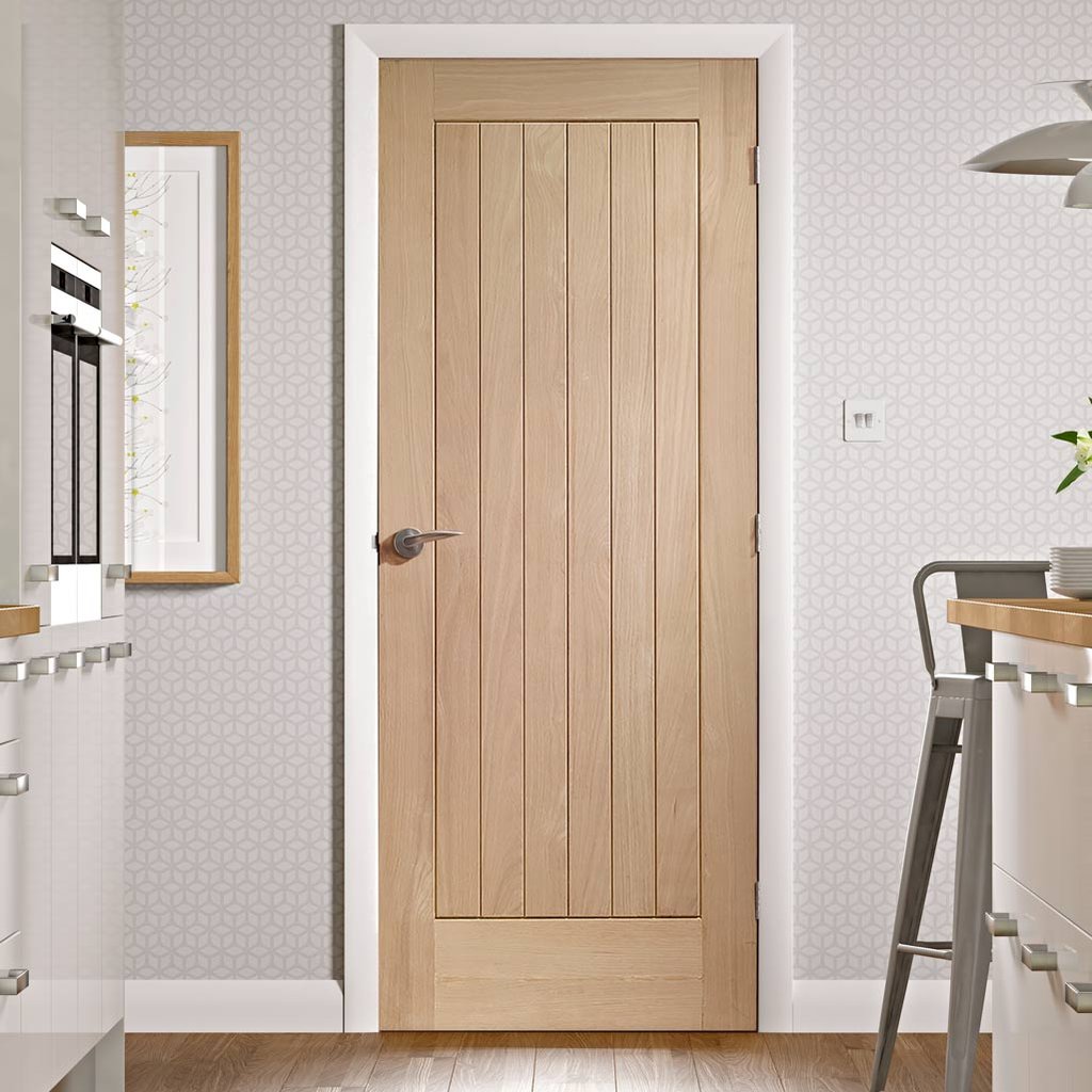 Bespoke Suffolk Oak Fire Door - 1/2 Hour Fire Rated - Prefinished