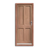 Colonial Hardwood 4 Panel External Door and Frame Set with Fittings, From LPD Joinery