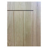 Suffolk Statement Solid Oak Absolute Evokit Pocket Double Pocket Door - Unfinished