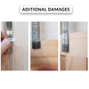 OUTLET - 4 Panel Pine Door - Raised & Fielded Panels - Sunbleach, Scuffs & Dents