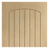 Three Sliding Doors and Frame Kit - Sussex Oak Door - Lining Effect Both Sides - Unfinished