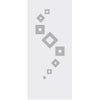Single Glass Sliding Door - Solaris Tubular Stainless Steel Sliding Track & Geometric Swirl 8mm Obscure Glass - Obscure Printed Design