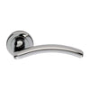 Serozzetta Design SZM380 Lever Latch Handles on Round Rose - 2 Finishes