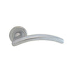 Serozzetta Design SZM380 Lever Latch Handles on Round Rose - 2 Finishes