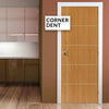 OUTLET - Tate Oak Veneer Door - Prefinished - Corner Dent & Foredge Mark