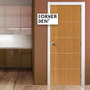 OUTLET - Tate Oak Veneer Door - Prefinished - Corner Dent & Foredge Mark
