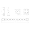 Security Door Chain AA75 - 2 Finishes