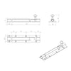 BB3806 150x38mm Surface Fix Barrel Bolt - 3 Finishes