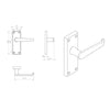 CBV31 Victorian Lever Latch Handles