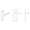 DL54WC Victorian Scroll Handles - 3 Finishes