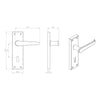 M30 Victorian Suite Lever Lock Polished Brass - Combo Accessory Pack