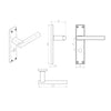 Serozzetta Stratus SZM243 Bathroom Lever Handles