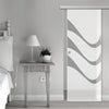Single Glass Sliding Door - Temple 8mm Obscure Glass - Clear Printed Design - Planeo 60 Pro Kit